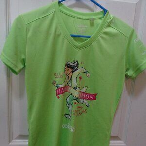 Run Disney Princess Half Marathon 2022 XS Green T-Shirt Quick Dry Mulan